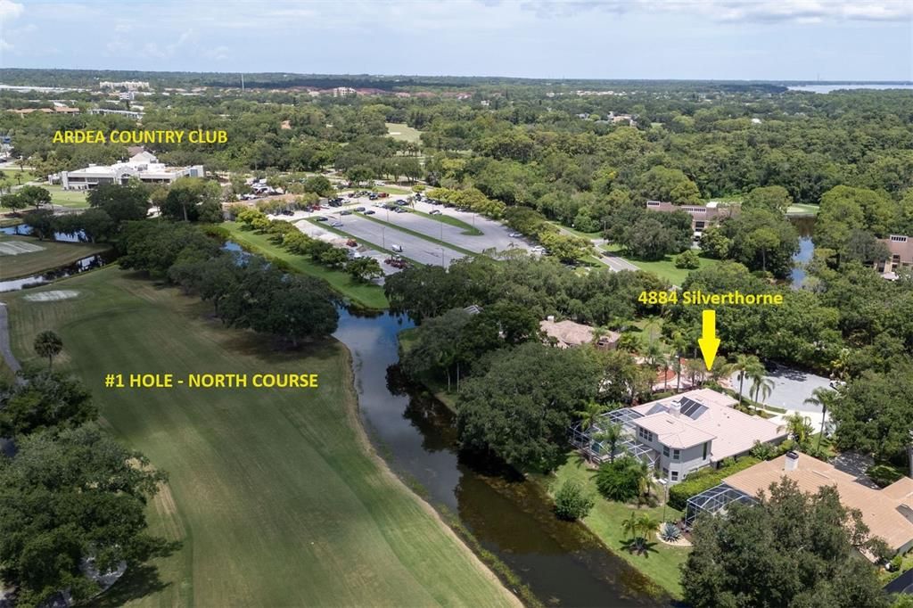 WALKING DISTANCE to beautiful newly remodeled prestigious Ardea Country Club.  Leave your golf clubs at the club and walk over, so your car doesn't sit in the hot sun.