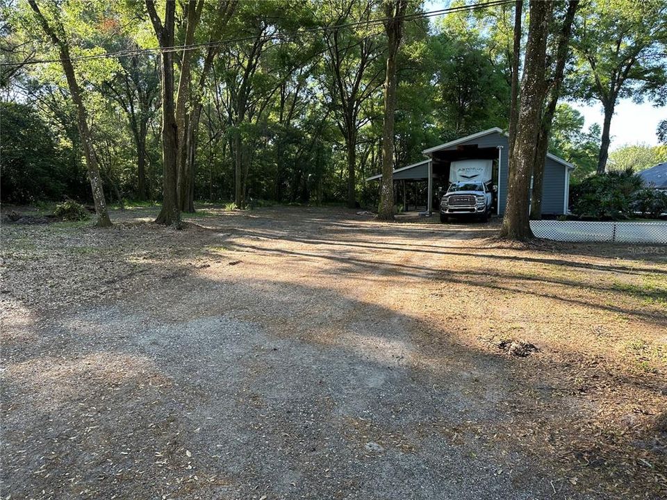 3rd Driveway to RV-Garage-Carport and Back Apartment