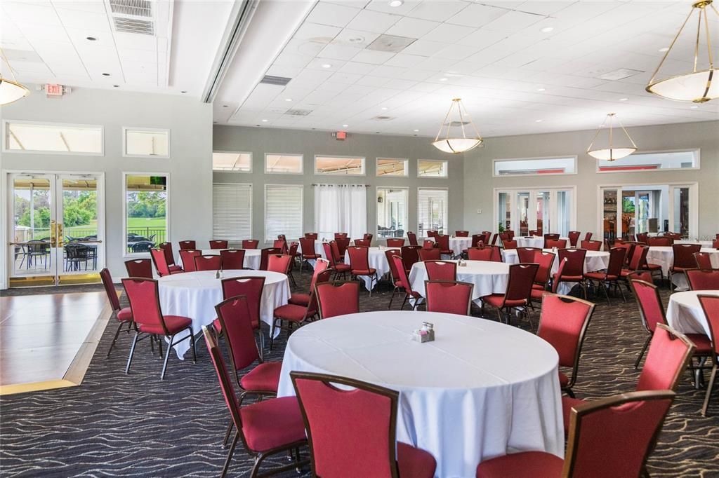 Events hall at the Club