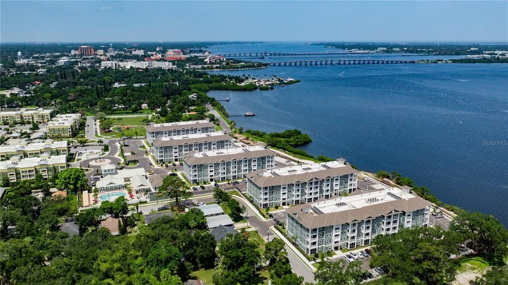 Aerial View of Manatee River