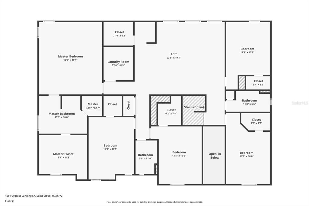 Upstairs Floor Plan