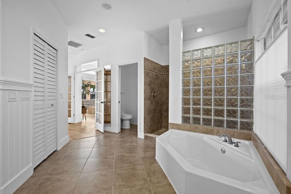 Master Bathroom, and  large walk-in closet