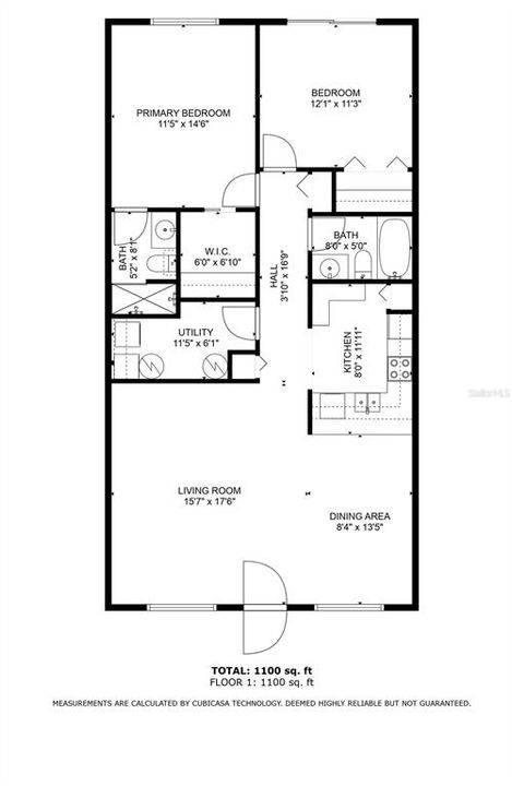 Active With Contract: $190,000 (2 beds, 2 baths, 1110 Square Feet)