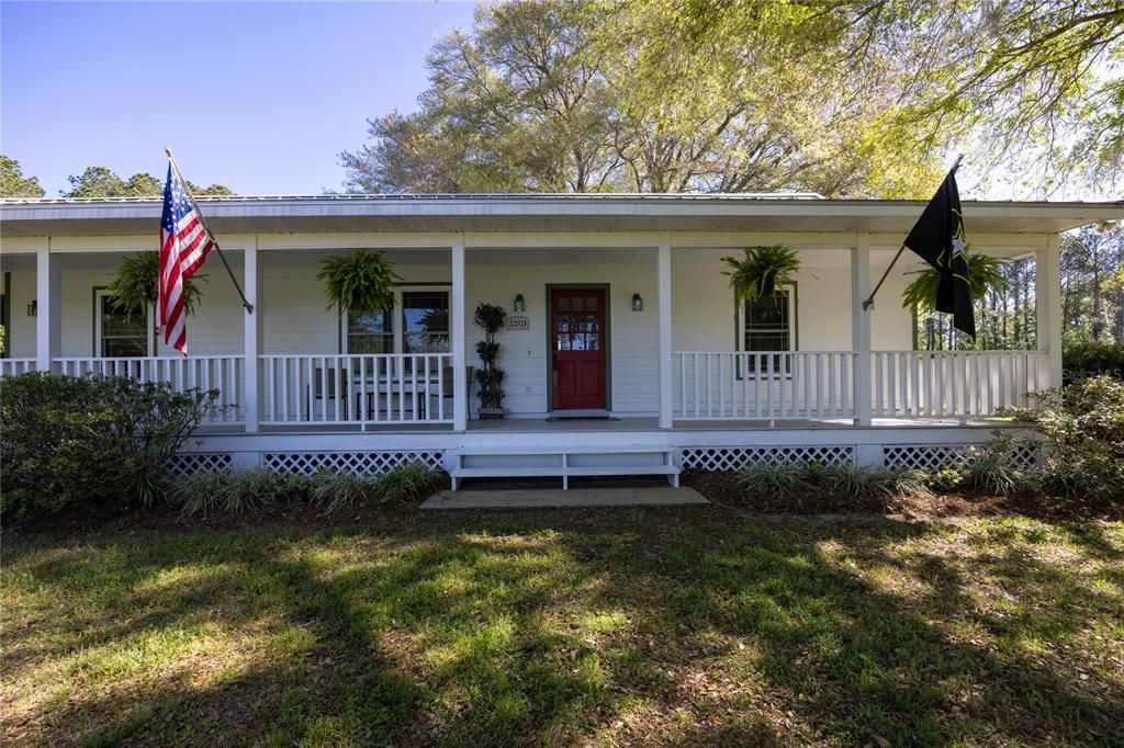 Classic farmhouse style with a true wrap around porch