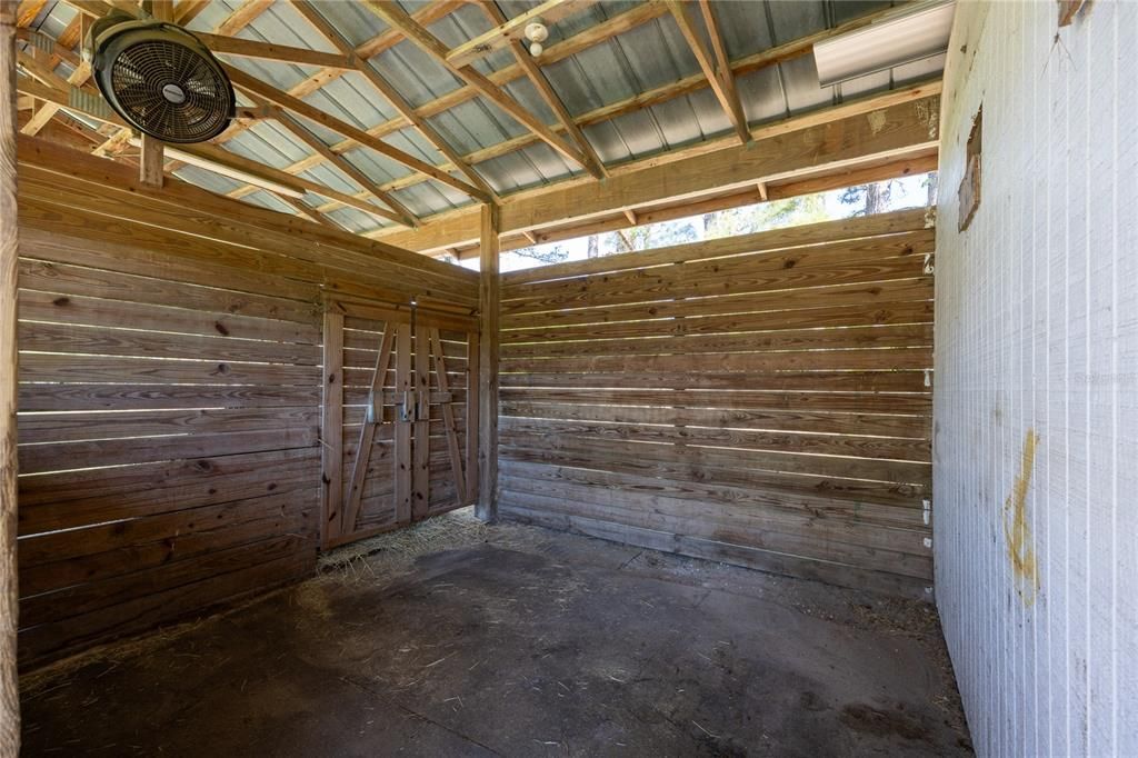 Spacious stalls