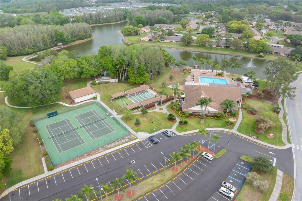 Clubhouse with Pool, Tennis, Recreation Space!