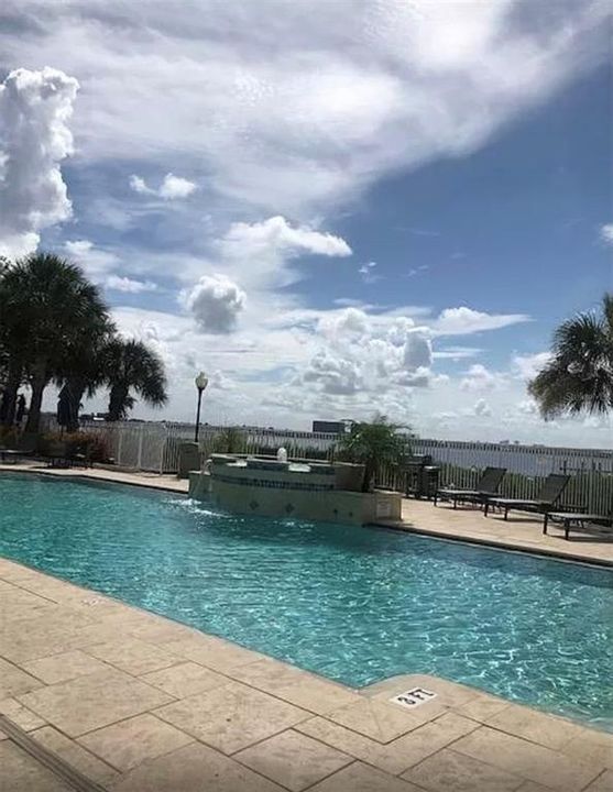 Pool with Dock to Tampa Bay