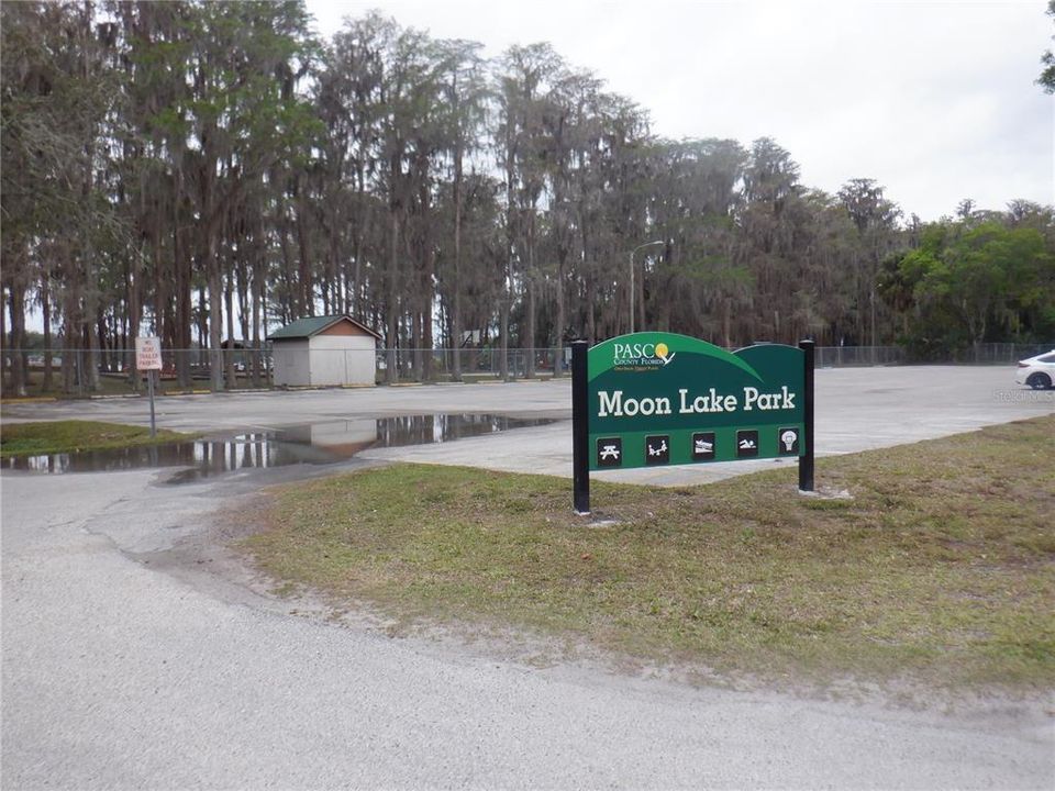 Moon Lake Park  1/2 of a mile away.