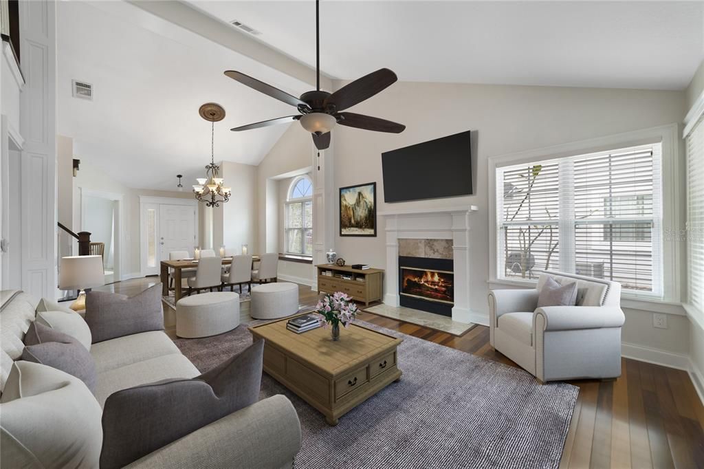 Walking in you will find plenty of space in this light and bright functional floor plan perfect for gathering with family and entertaining guests. Virtually Staged.