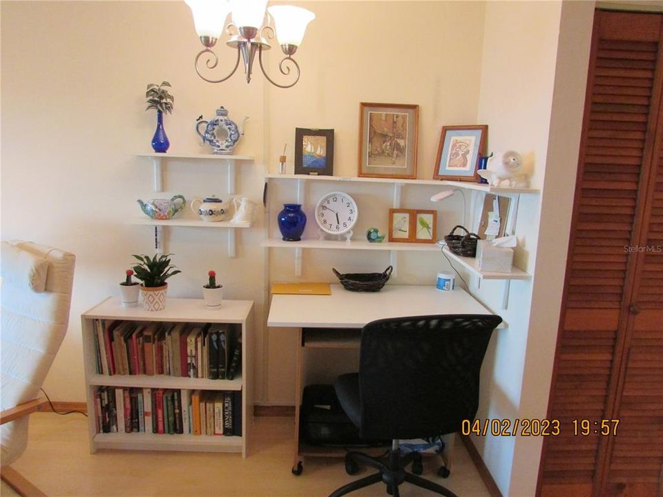 Desk area