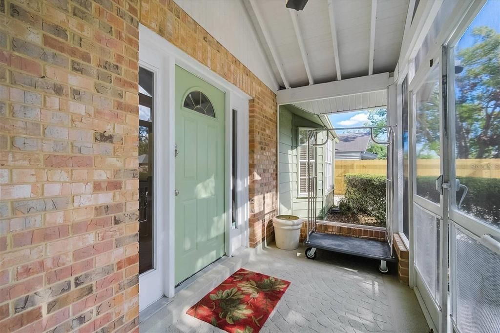 Screened Front Porch