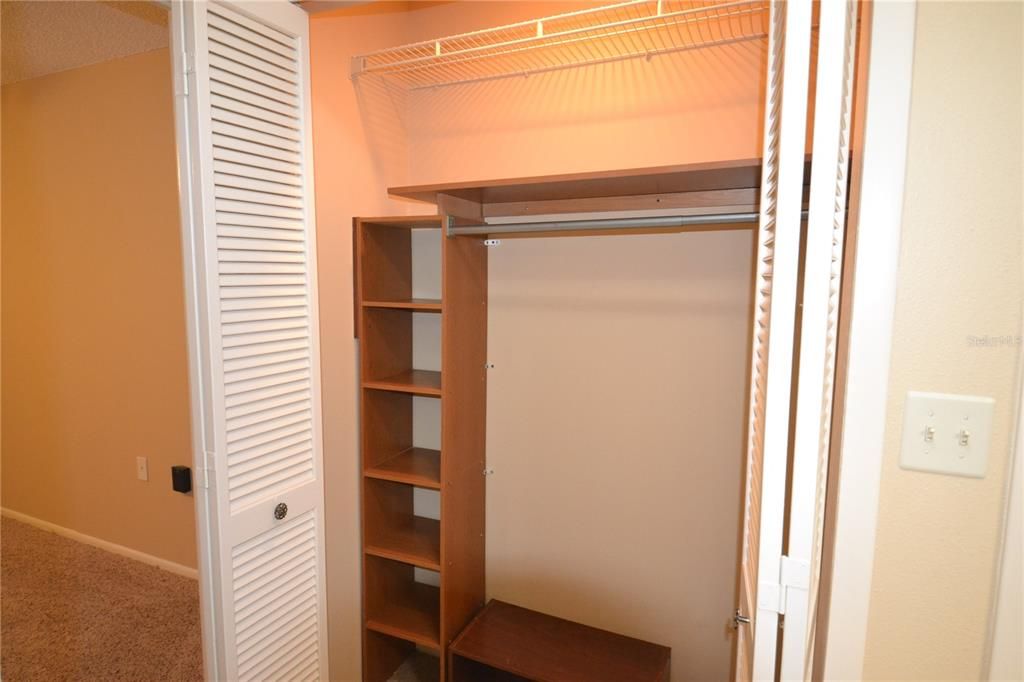 Inside that wall closet  ORGANIZER