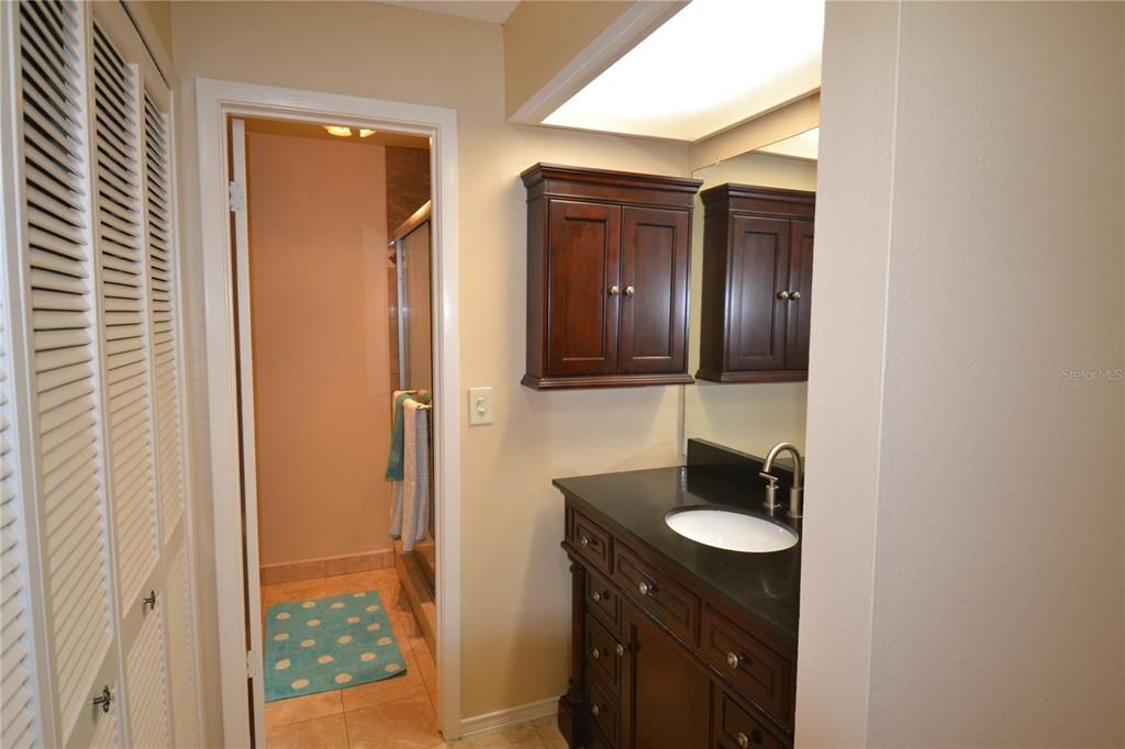 Largest Bedroom Vanity area before the Shower