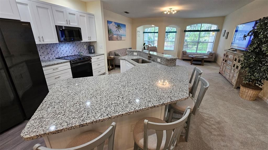 Granite countertops