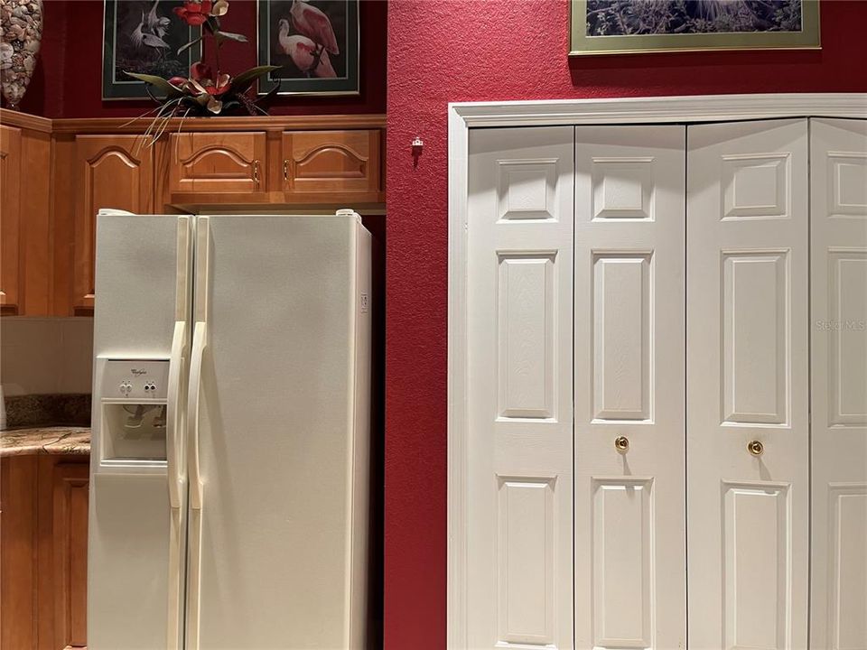 Pantry cupboard in kitchen.