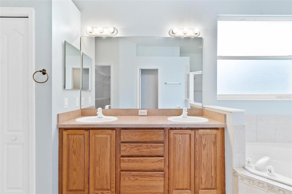 Primary Bathroom with Dual Sinks