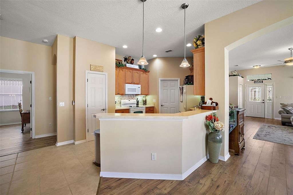 Kitchen with Tile Flooring