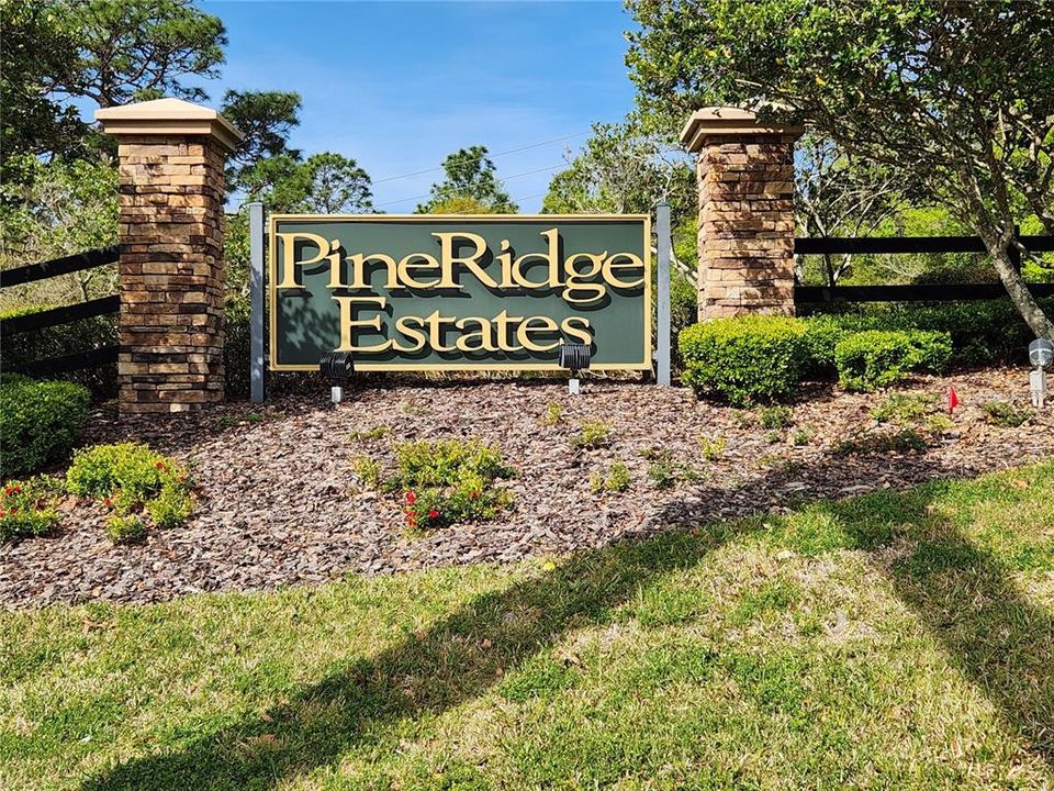 Pine Ridge Entrance