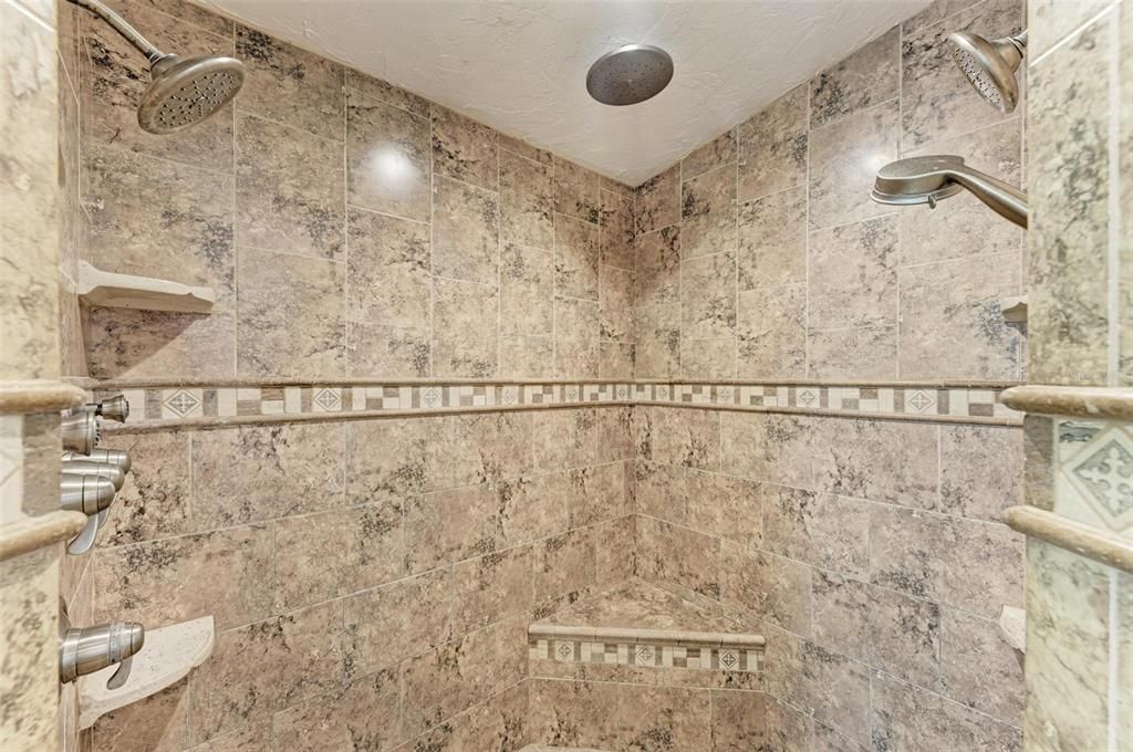 Sunken Walk-in Shower