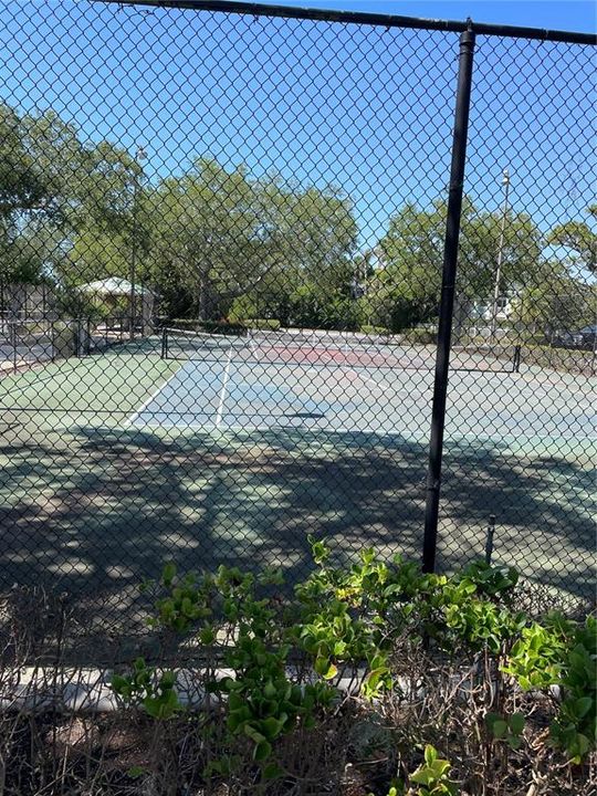 tennis courts