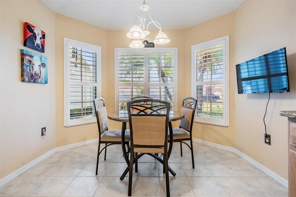 Breakfast nook is the perfect place to start your day