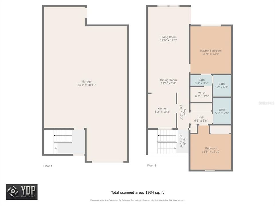 For Sale: $387,000 (2 beds, 2 baths, 920 Square Feet)