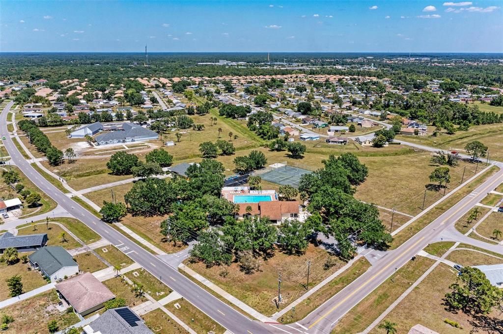 Clubhouse, Pool, Courts, Park - Home Just Behind