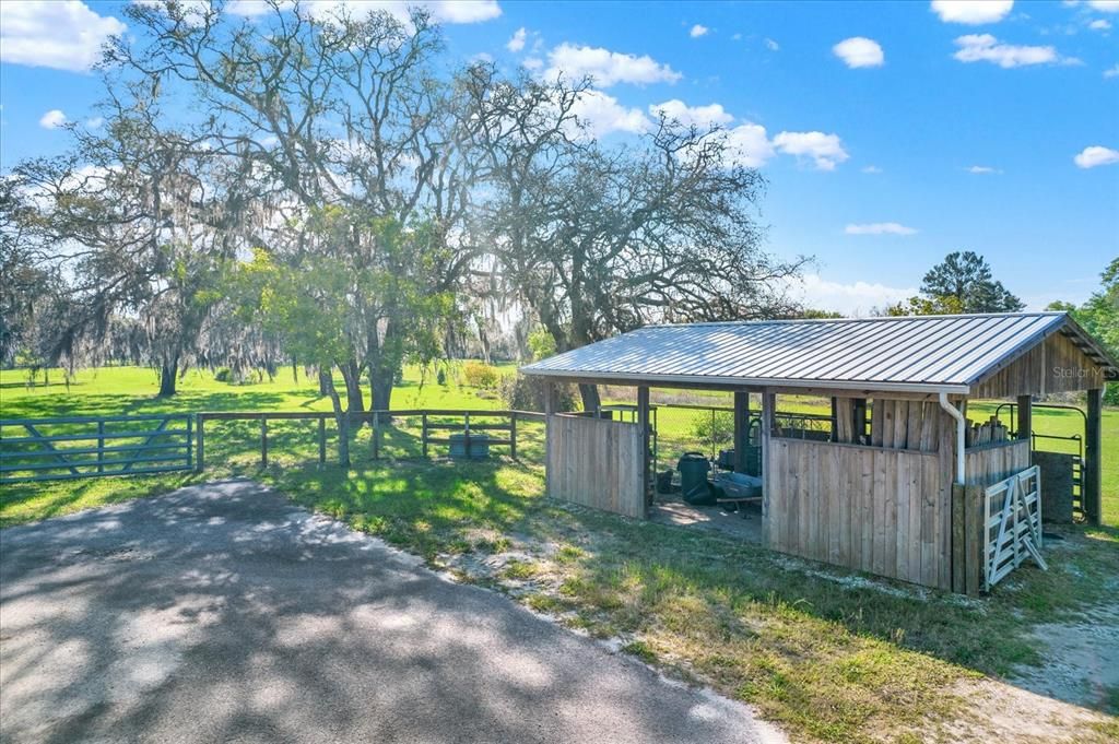 Pole Barn with Electric Service