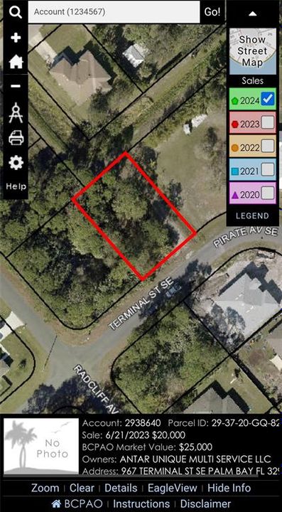 Active With Contract: $35,000 (0.24 acres)