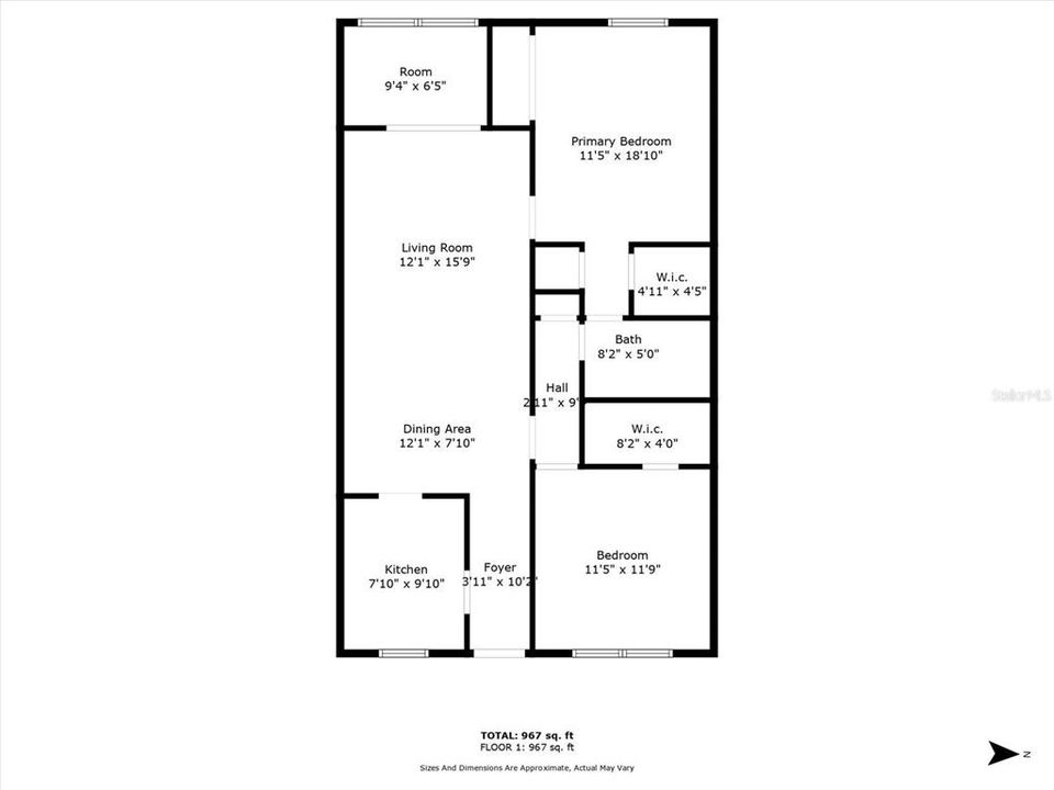 Activo con contrato: $125,000 (2 camas, 1 baños, 960 Pies cuadrados)