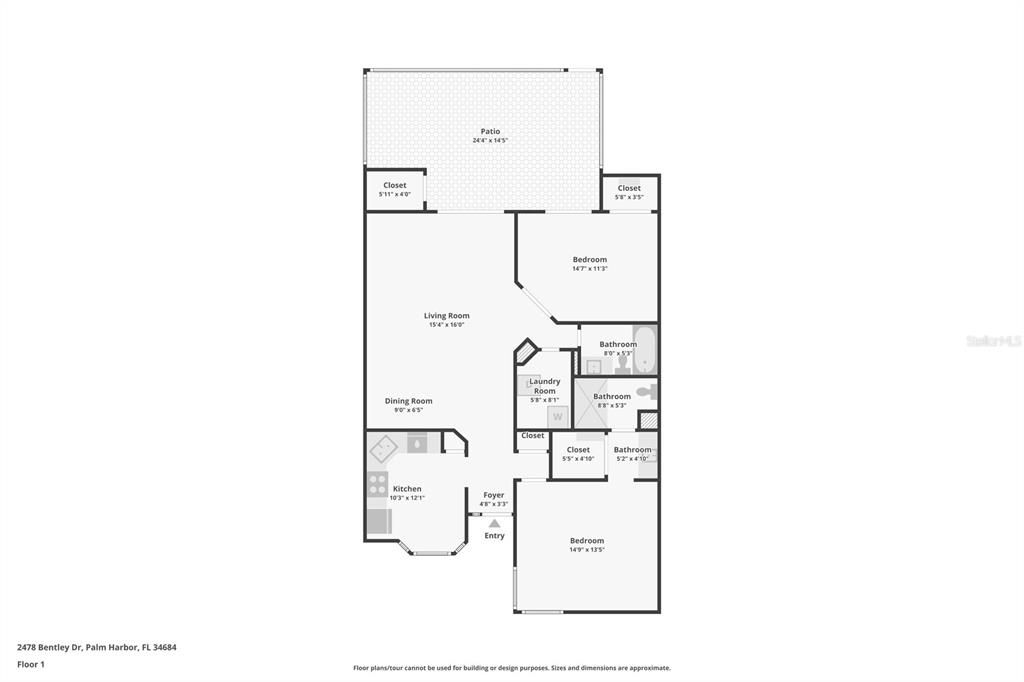 Active With Contract: $325,500 (2 beds, 2 baths, 1110 Square Feet)