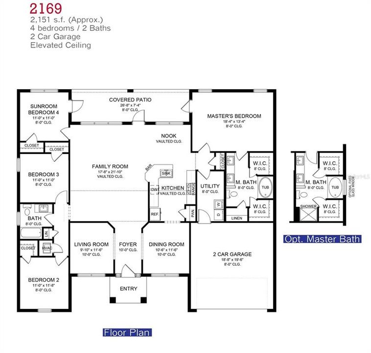 For Sale: $408,650 (4 beds, 2 baths, 2169 Square Feet)