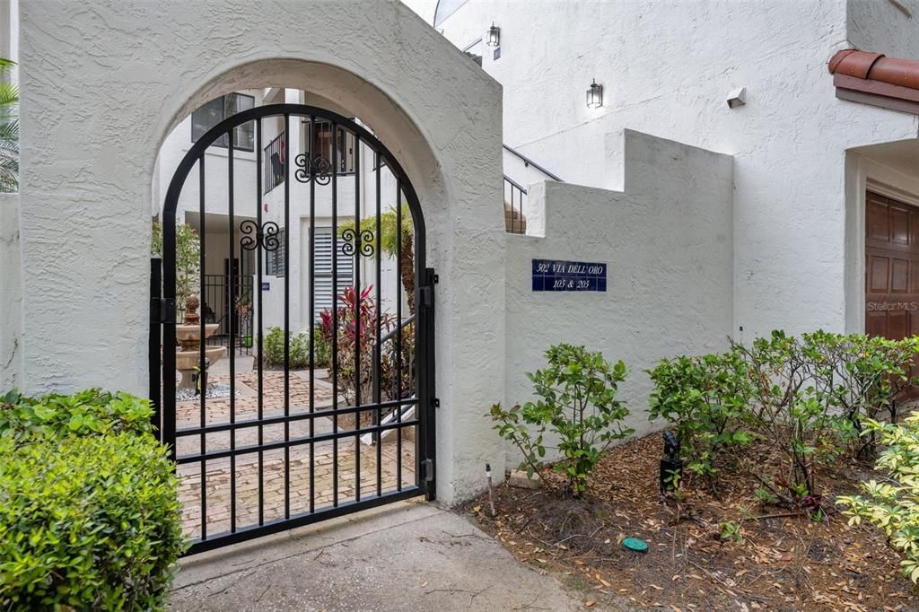 Gate to Courtyard