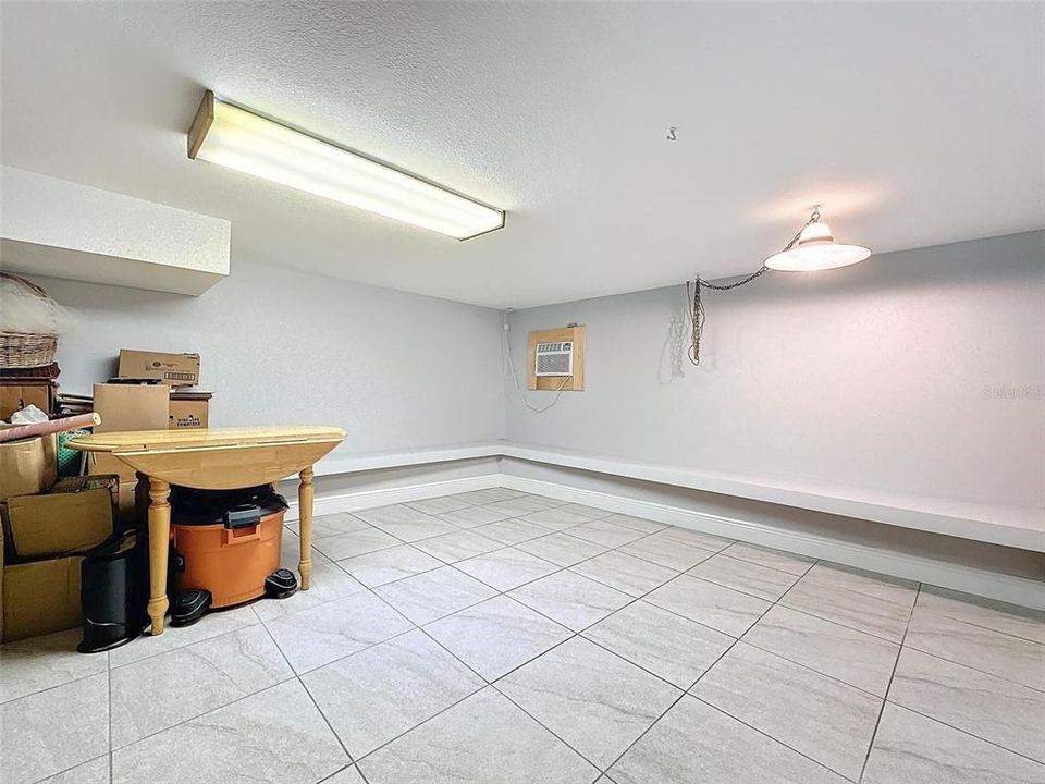 Basement with wall AC