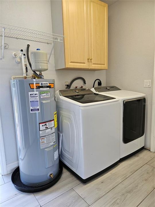New Hot Water Heater and Laundry Room