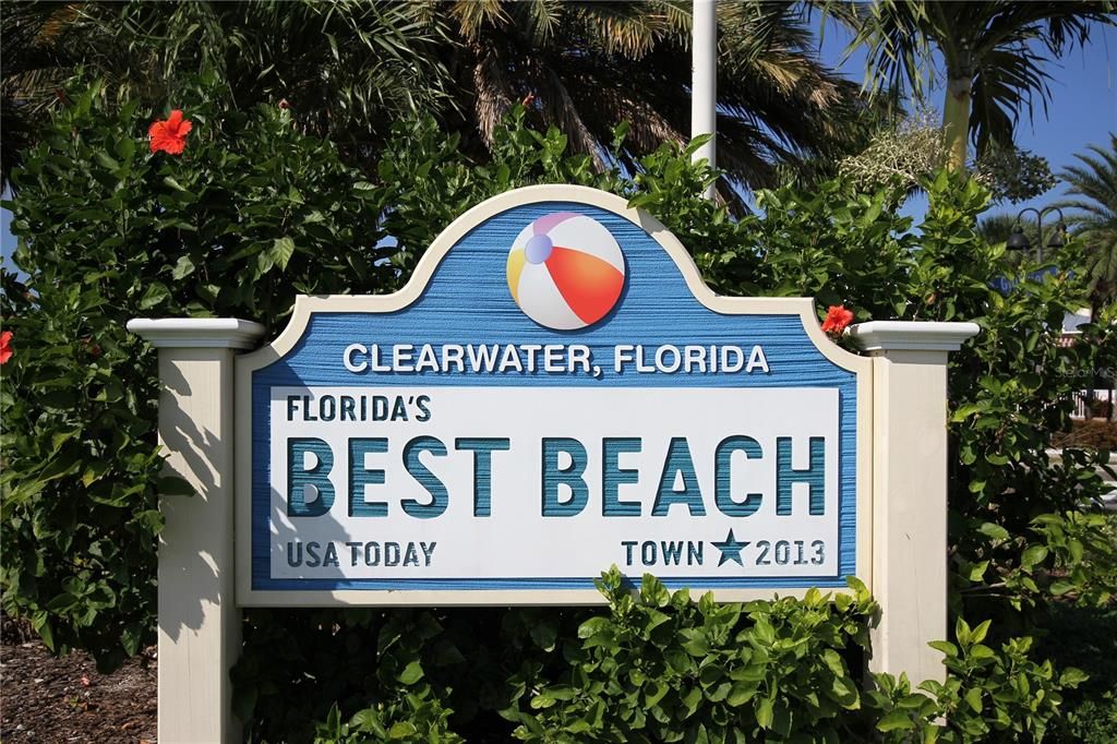 And, Clearwater Beach keeps getting named Best Beach!