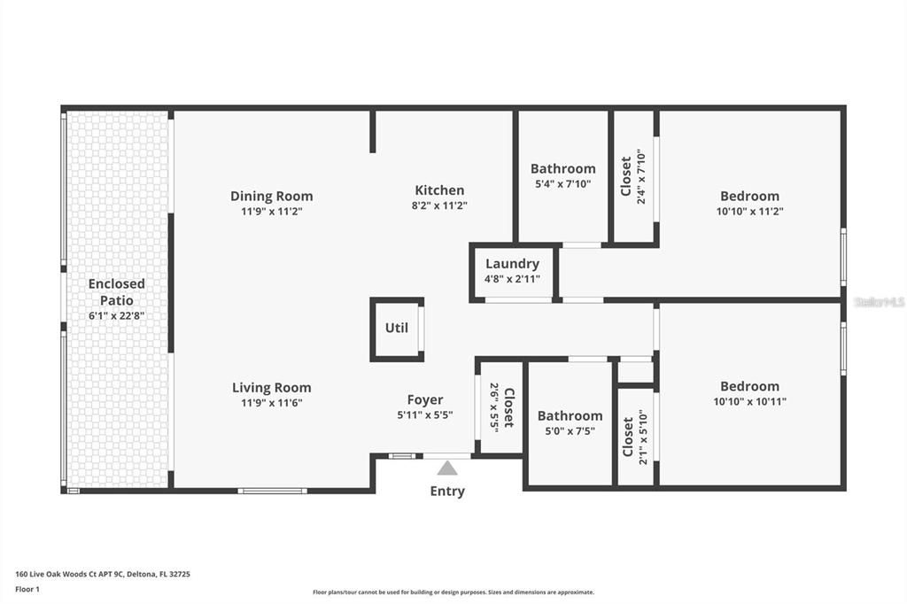 Active With Contract: $189,000 (2 beds, 2 baths, 897 Square Feet)