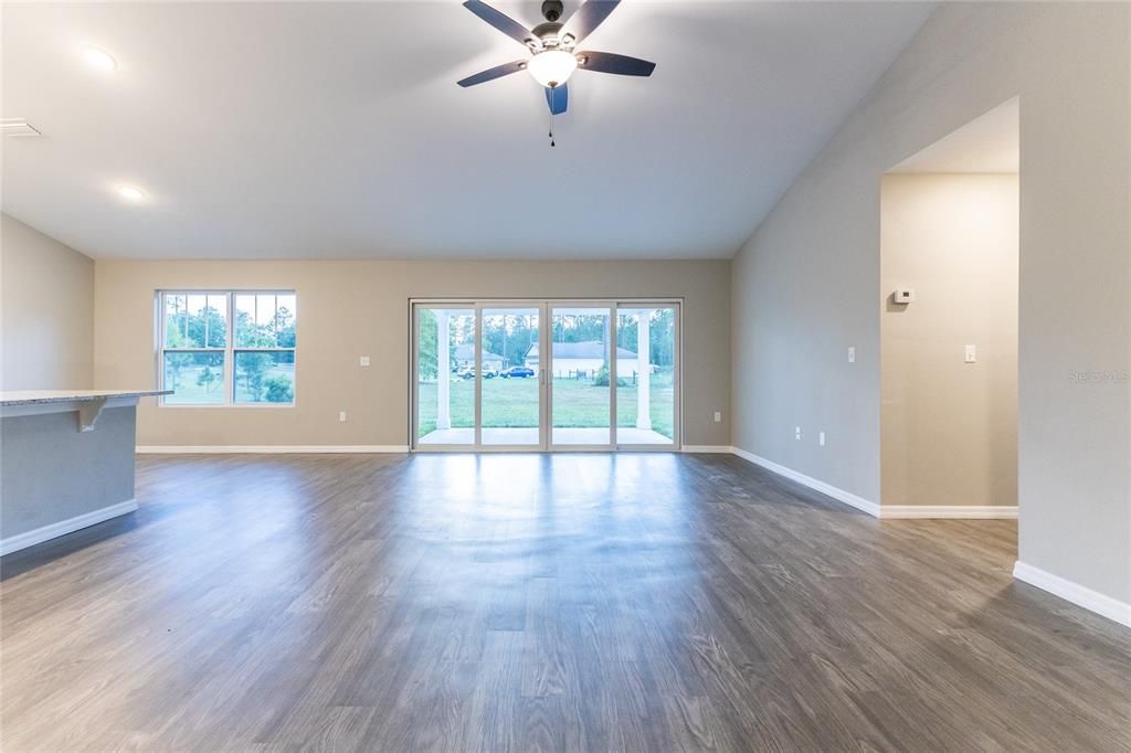 Walk-in closet in primary bedroom