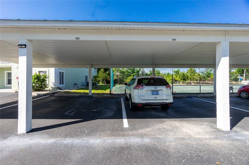 Assigned carport space