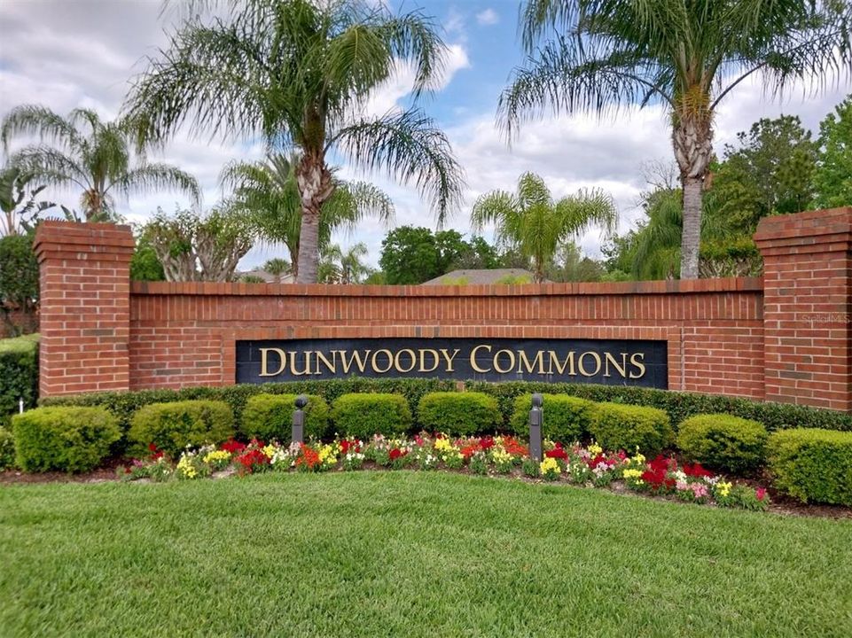 DUNWOODY ENTRY SIGN