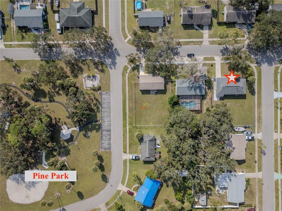 Home is located close to a park!