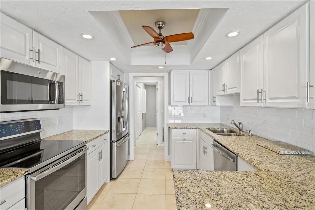 Kitchen-with newer stainless appliances