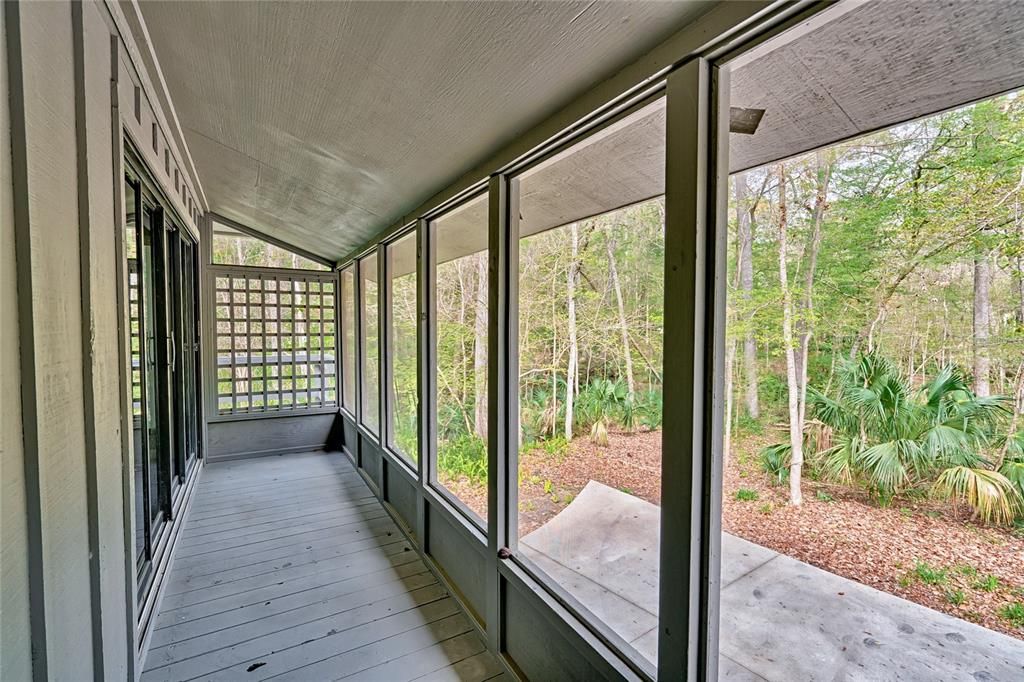 Side Screened Porch