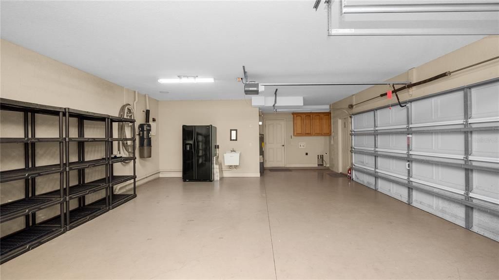 3 Car Garage with Laundry area