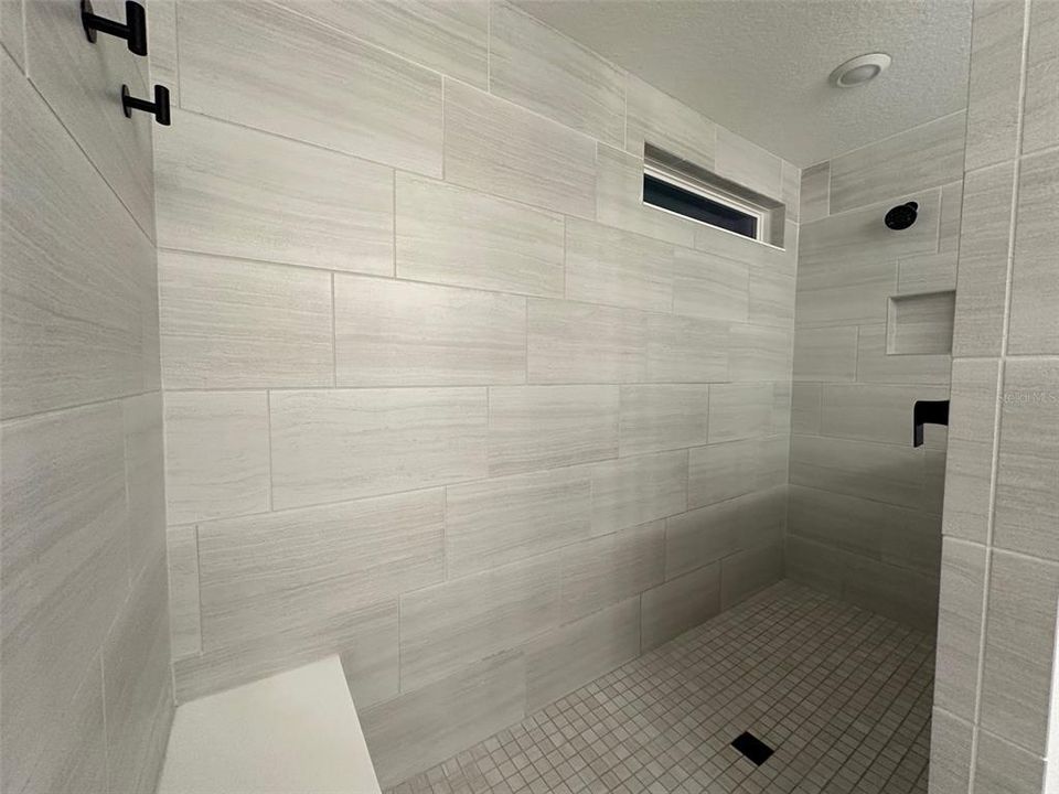 super shower in main bathroom