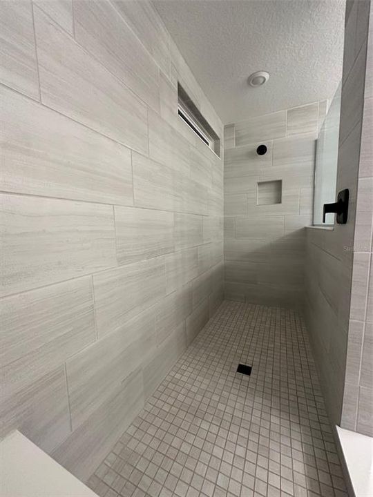 upgraded super shower in main bathroom