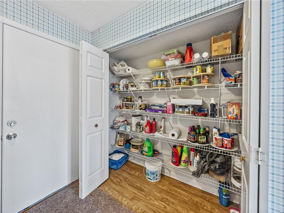 Another huge pantry located across from the washer and dryer.