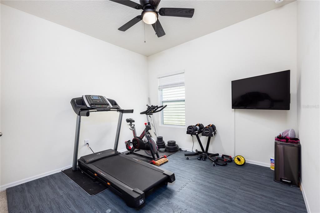 2nd Bedroom- currently a gym