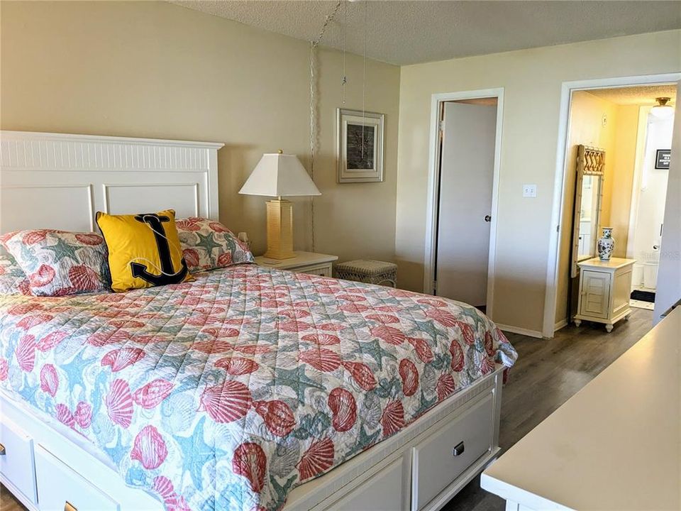 Master bedroom - can remain furnished if desired.