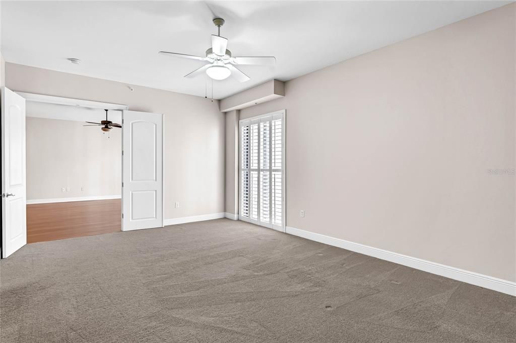 Master bedroom closet